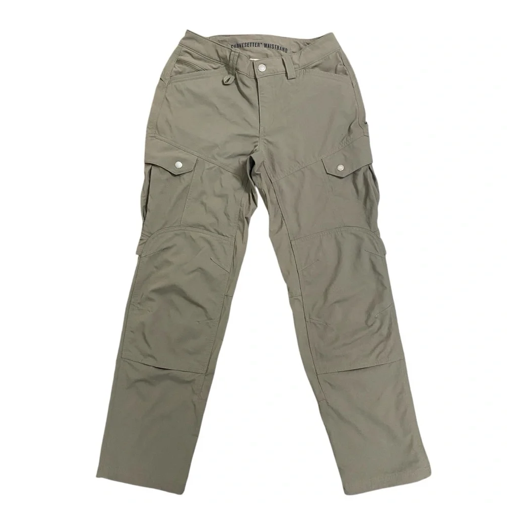 Women's Khaki DuluthFlex Fire Hose Relaxed Leg Cargo Pants 3/$25 - Picture 2 of 9